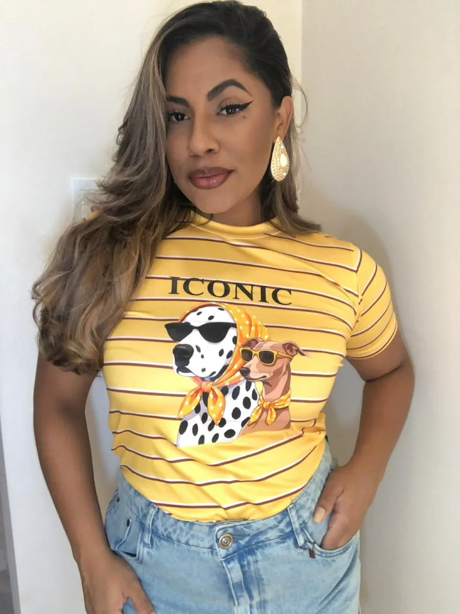 T-SHIRT DOLL - DOG LISTRA
