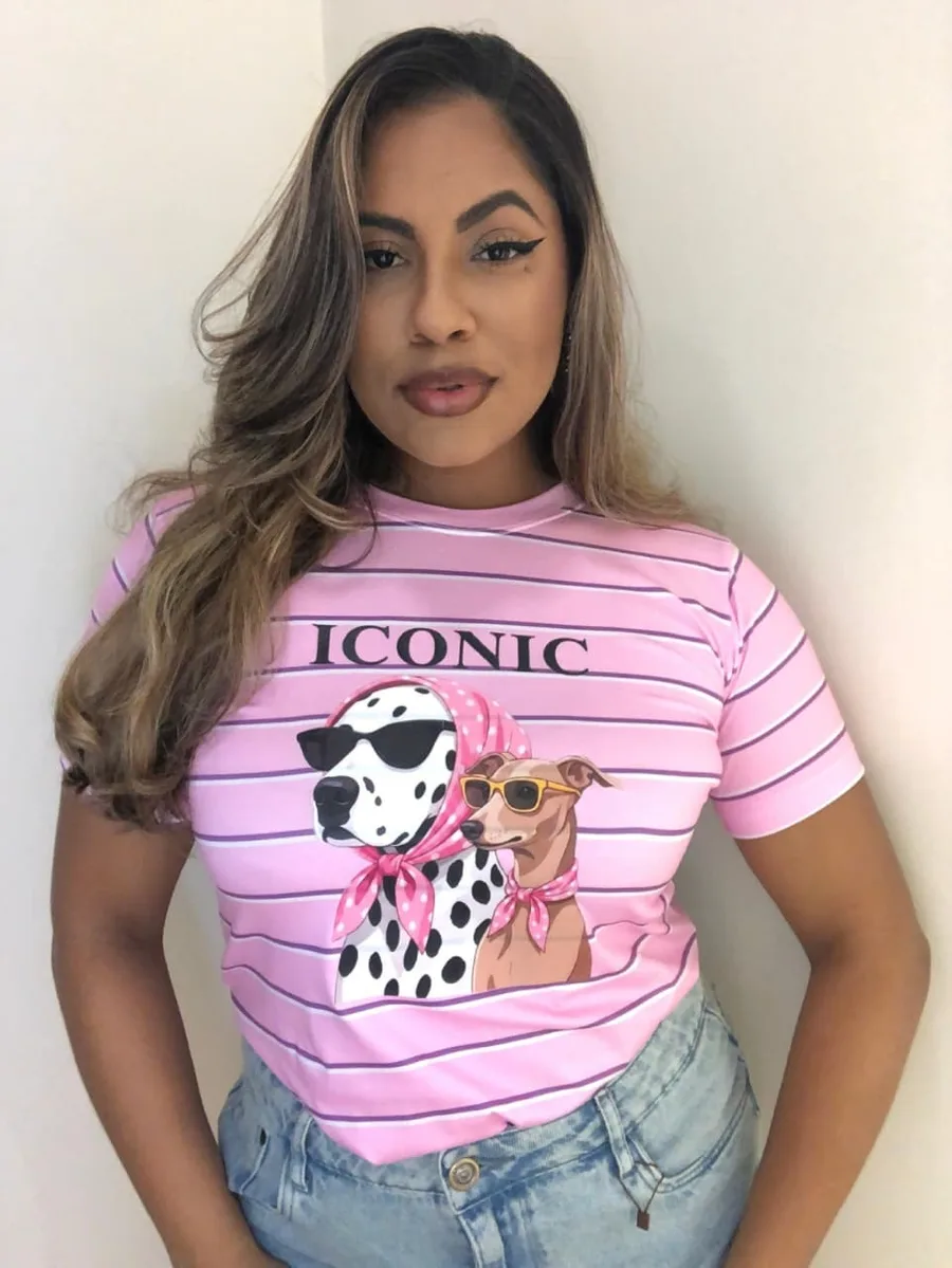 T-SHIRT DOLL - DOG LISTRA
