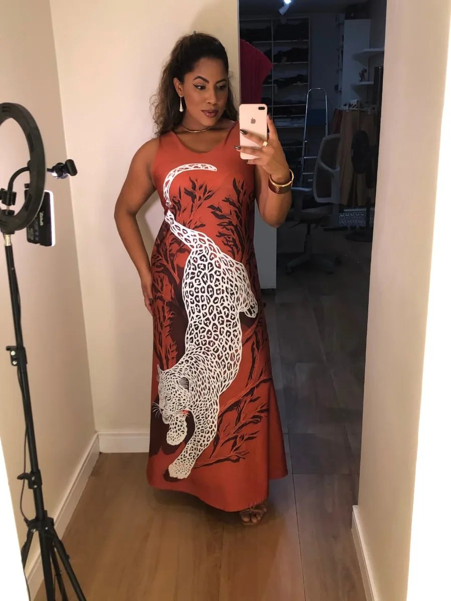 VESTIDO FLORA ONÇA